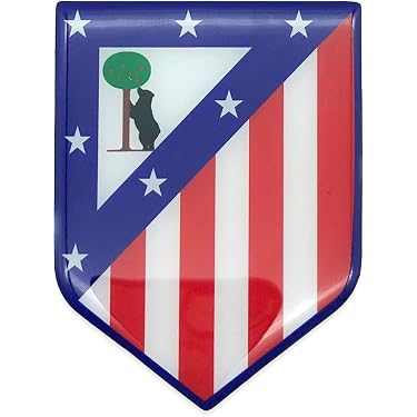 Imán Oficial Atlético De Madrid Con Escudo - Producto LaLiga, Regalo Para Aficionados Colchoneros, Decoración Nevera Y Oficina