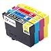 Produktbild K-Tinte kompatible Tintenpatronen für Epson 16 16 XL T 1631 T 1632 T 1633 T 1634 (10er-Packung - 4 Black, 2 Cyan, 2 Magenta, 2 Gelb)