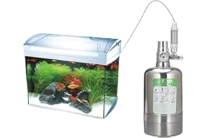 LYEAA Sistema generador de CO2 de carbono, reactor de dióxido de carbono de 1 L/2 L, kit de sistema generador de cilindro de CO2 para plantas, acuarios, acuarios, kit de sistema generador de CO2