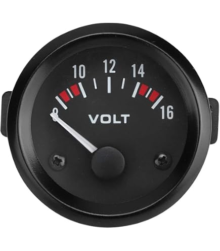 Jauge De Tension Batterie LED Étanche IP67 - Affichage Numérique Avec Alarme Pour Voiture Et Bateau