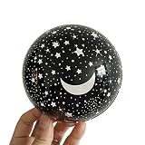 Sternen-Nachtlicht Projektionslampe Beleuchtung Nachtlicht Sternenhimmel Projektor 360 Grad Romantische Nacht Lampe Tischlampe mit USB für Schlafzimmer, Kinder Zimmer, Weihnachten, Hochzeit, Geburtstag, Party - 7
