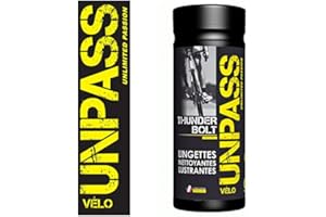 UNPASS Entretien et nettoyant vélo - contenance 35 lingettes