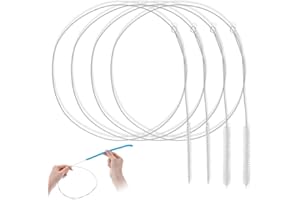 HABNI Lot de 4 brosses de nettoyage extra longues pour tuyau de paille, tuyau, bouteille, canalisation, réfrigérateur, 1 m
