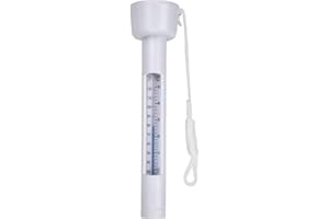 AURUM AND ADORN Floating Pool Thermometer - Waterproof, Large and Easy to Read - Spa Pond Ice Bath Thermometer - Hot Tub Accessory