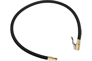 Unifizz Tubo di prolunga per pompa compressore e valvola per pneumatici, adattatore in rame e nylon per auto, moto, bici, 60 cm, Q40075A