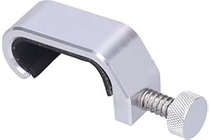 YMIKO Motocykl Tylny Bagażnik Hak Do Ramy Bagażowej, Hak Do Ramy Torby Szydełko Regulowane Szydełko Kompatybilne z GTS LX LXV(Silver)