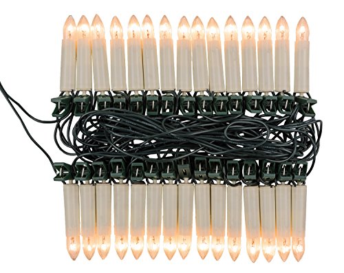 Idena 8582169 – Kerzenlichterkette, 30er warm weiß, für innen - 4