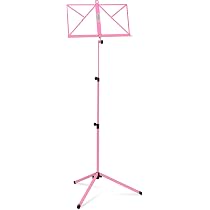Classic Cantabile Notenständer Mittelschwer – Höhenverstellbar (65-130 Cm), Mit Notenhalter, Flieder