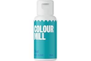 Colour Mill Oil-Based Food Coloring, 20 Milliliters Teal