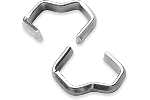 DREAMPRINT 10 Piezas de Abrazaderas de Cable para Cable expansor de 8 mm y Cable de Goma de 10 mm de Acero galvanizado