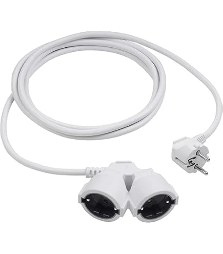 Adattatore Doppia Presa IP44 - Cavo Di Prolunga Corto 2 In 1 Per La Casa 87987301