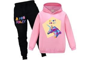 OAIXIUR Adley YouTube Merch Tracksuit Hoodie & Joggers 2Pcs Girls Outfit