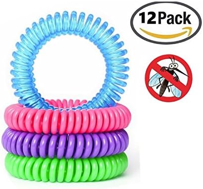 Argoo Mosquito Repellent Bracelet for Outdoor Camping Hiking Kids Friendly (12 Pack)