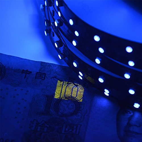 CORST Wasserdicht 5M 500cm SMD3528 LED 300 UV Schwarzlicht LED Streifen UV Strip Licht Flex Licht - 4