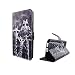 Produktbild König-Shop Handy-Hülle Schutz-Tasche Case Cover Wallet Kunst-Leder, Farbe:Lustige Giraffen, Für Handy:Samsung Galaxy J3 2017 Edition