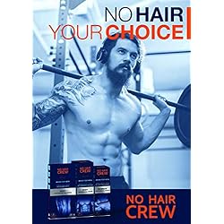 2 x NO HAIR CREW Crème dépilatoire intime pour hommes, extra douce - Set de 2-200ml