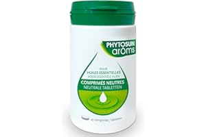 Phytosun Arôms - Comprimés Neutres – Support neutre pour Huiles Essentielles – Boîte de 45 comprimés