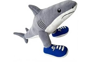 DLISHKA Tralalero Tralala - Figura de Peluche, 15,7 Pulgadas, Divertido Tiburón Italiano, Peluche Suave para Niños y Adultos, Figura de Tung Sahur, Regalo para los Fanáticos de los Juegos