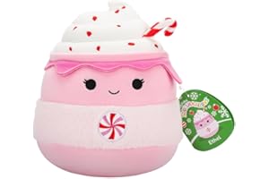 Squishmallows Original Ethel der Pinke heiße Kakao 19 cm - Ultraweiches offizielles Jazwares Plüsch