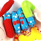 HENGSONG Bunt Babyspielzeug Kleinkindspielzeug Plüschtiere Kinderwagenkette Spirale Spielzeug für Babyschale Kinderwagen Kinderbetten - 5