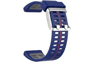 KINOEHOO Ersatzarmband kompatibel mit Polar V800 Edelstahl Armband Weiche Silikon Uhrenarmbänder.