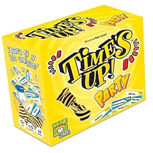 Repos Production | Time’s Up! Party Amarillo | Un Juego para Fiestas de Mímica y Palabras Tabú | A Partir de 12 Años | De 4 a 12 Jugadores | 40 Minutos por Partida | Español