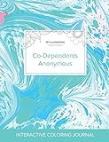 Image de Adult Coloring Journal: Co-Dependents Anonymous (Pet Illustrations, Turquoise Marble)
