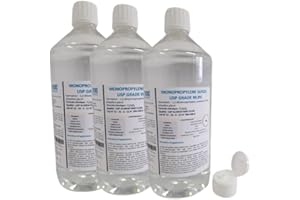MEDILIFE Monopropylene Glycol (PG) USP Grade Alimentaire 99.99% Pure (3 kg)