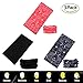 MULTIFUNKTIONSTUCH MIT VERSCHIEDENEN DESIGNS IM 3er PACK – Absorbiert Schweiß und bietet UV-Schutz -12 Tragevarianten für jeden Outdoor-Sport – Ob als Schal, Bandana, Nickytuch, Schlauchtuch, Halstuch und vieles mehr - Für Männer und Frauen
