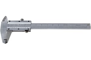 AMSIXO MONOJLY Calibro a corsoio Mini Calibro a corsoio 0-100mm Calibro Tascabile in Acciaio Inossidabile Metrico Macchinista