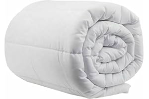 Brit Cotton Duvet Tog 4.5,10.5, 13.5,15 Tog Hotel Quality All Season Quilt Bedding Single, Double, King and Super King Duvet Set (Double, 4.5)