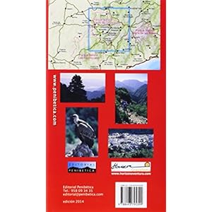 Mapa Natural Park Sierra de Grazalema (English). Escala 1:40.000. Editorial Penibética.