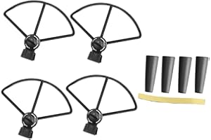CHIWANJI 4pcs Fahrwerk Fahrwerk W / 4pcs Screw Propeller Guard für DJI Spark, Schwarz