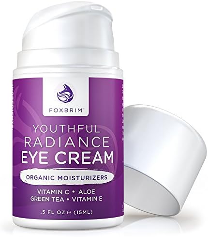 Radiance Eye Cream for Dark Circles- Reduce Puffiness- Anti Ageing &amp; Wrinkle Treatment- 15ml by Foxbrim