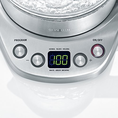 SEVERIN WK 3479 Glas Tee- und Wasserkocher Deluxe, 1.7 L, 3000 W - 4