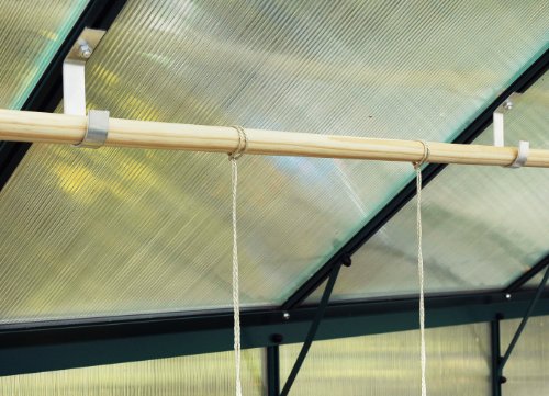 MacGreen® Gewächshaus-Alu-Stabhalter (6 Stück)