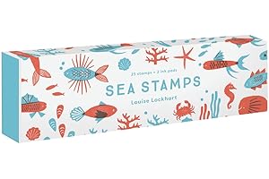 PRINCETON ARCHITECTURAL PRESS Sea Stamps: 25 Rubber Stamps And Two Ink Colors