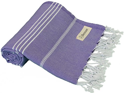 Bersuse 100% Cotton - Anatolia Turkish Towel - Dark Purple