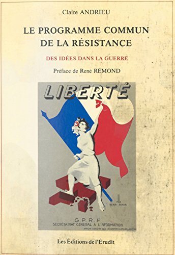 couverture de : Le Programme commun de la R&eacute;sistance
