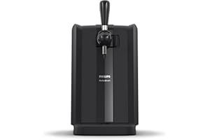 ‎PHILIPS Philips PerfectDraft Bierzapfanlage für zu Hause, 6 l, Frisches, 3° Grad Kaltes Bier für 30 Tage mit LED-Anzeigen (HD3760/90)