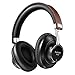 AudioMX Bluetooth Over-Ear Kopfhörer, Wireless Stereo-Headset mit eingebautem Mikrofon und apt-X Hi-Fi Sound, extrem weiche und drehbare Ohrpolster, für optimalen Komfort, schwarz