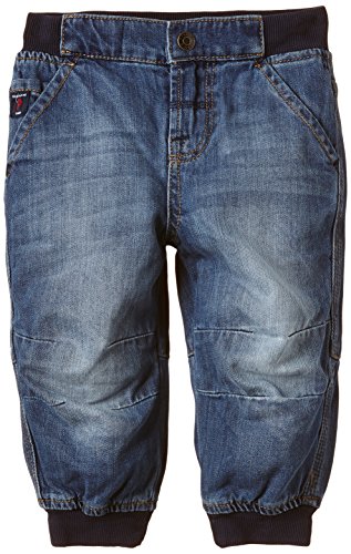 Polarn O. Pyret Baby-Boys Ribbie Denim Jeans, Blue (Mid Denim), 6-9 Months