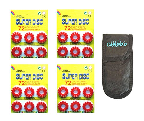 Pack 288 fulminantes en aros de 12 tiros para pistolas de juguete. Amorces 12T