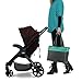 Becko Functional Travel Diaper Bag / Adjustable Single Shoulder Bag Tote Handbag with Chnaing Pad and Insulated Bottle Pocket
