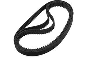 BZCEMIND CNC PIEZAS 2GT Cintura de distribución Cinturas de goma síncronas GT2 de circuito cerrado,6mm Width(5PCS),250mm