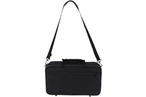 HOMYL Estuche De Clarinete Acolchado De Espuma Resistente Al Agua Clarinetas Estuche Negro