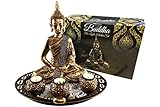 Budda Figur Statue Deko Set Buddha Dekoration Skulptur auf...