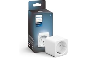 Philips Hue Smart Plug, Presa intelligente, Controllo Tramite Bluetooth, Compatibile con Alexa, Google Home e Apple HomeKit