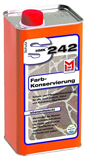 Moeller Stone Care S242 Couleur Plus - hydrofuge- imprégnation spéciale prête à l'emploi 1,0 litre