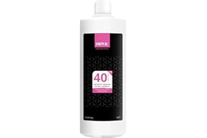 Oxydant 40 Volumes 1 Litre à l’huile d’Argan | Iniya Premium Developer 40 V 1000ml | Oxydant Premium Extra-Crémeux 40 Volumes | Oxydant Crème Qualité Premium | Marque Française